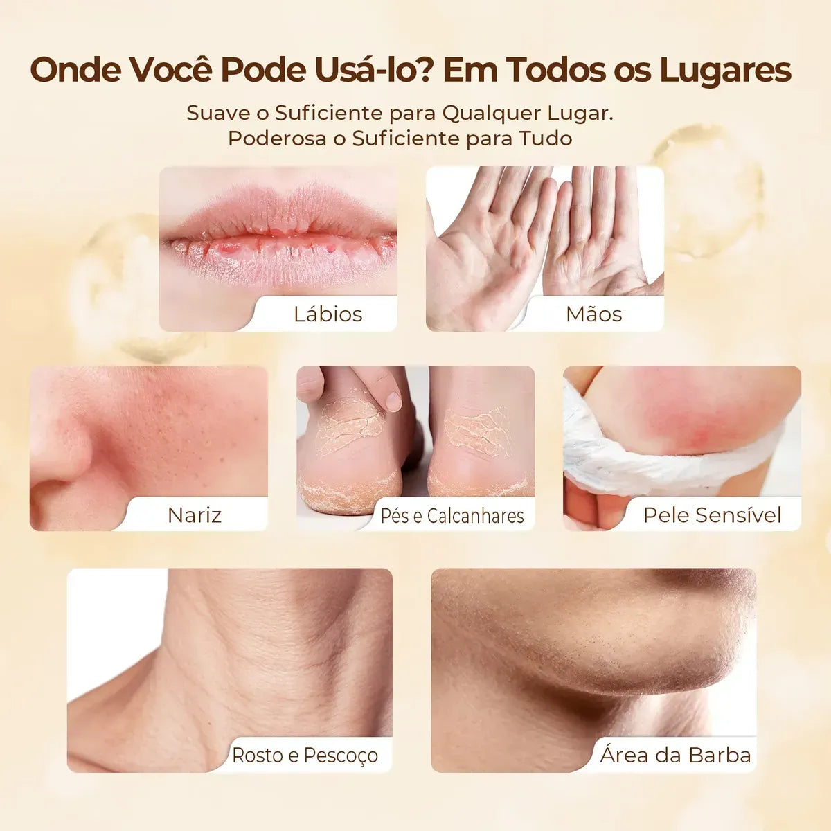 Bálsamo Nutritivo Facial e Corporal com Sebo Bovino e Mel Orgânico